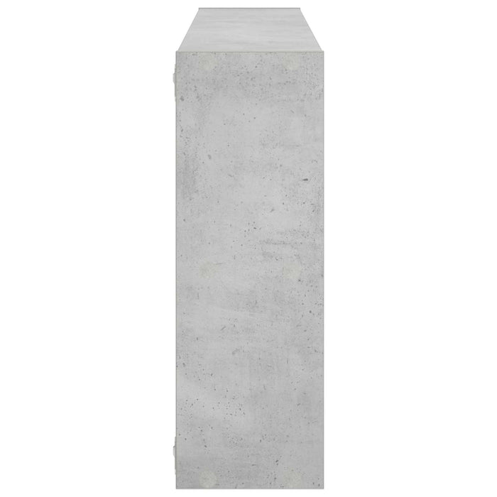 Raft de perete Gri Beton 102 x 17 x 50 cm Lemn prelucrat WALTI