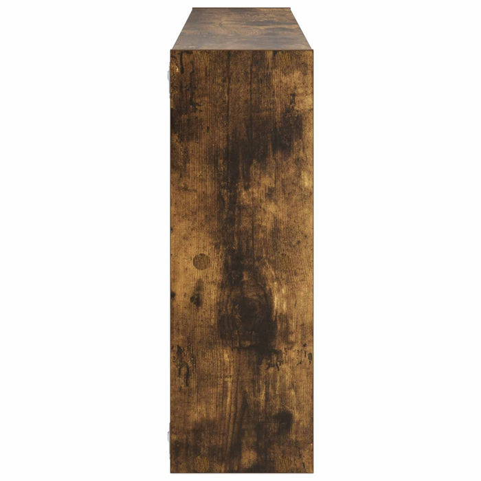 Raft de perete Stejar fumuriu 102 x 17 x 50 cm Lemn prelucrat WALTI