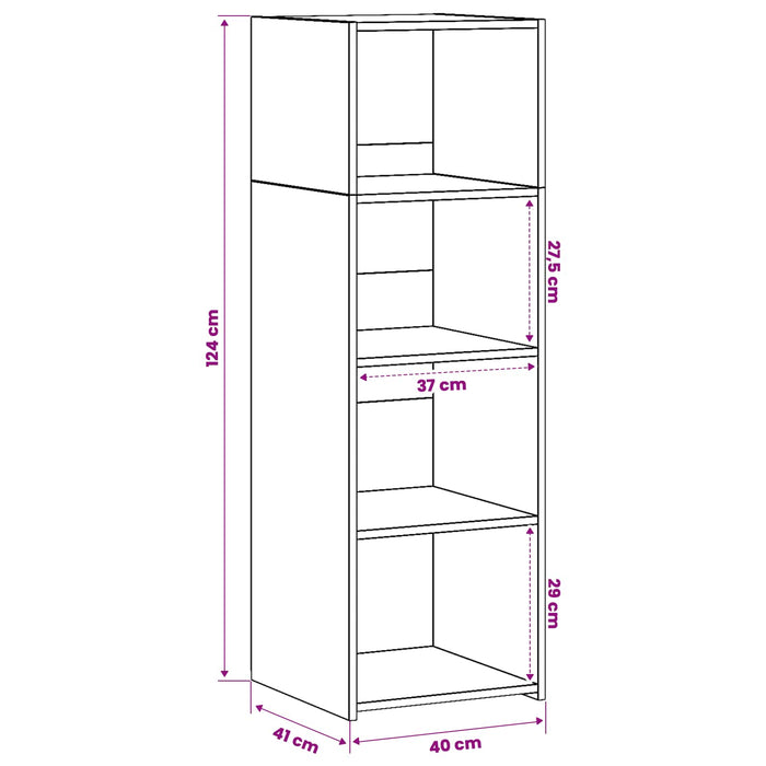 Bufet Lemn vechi 40 x 41 x 124 cm Lemn prelucrat WALTI
