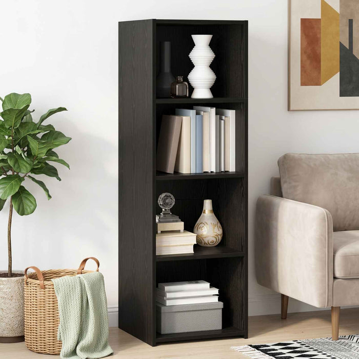 Bufet Stejar Negru 40 x 41 x 124 cm Lemn prelucrat WALTI