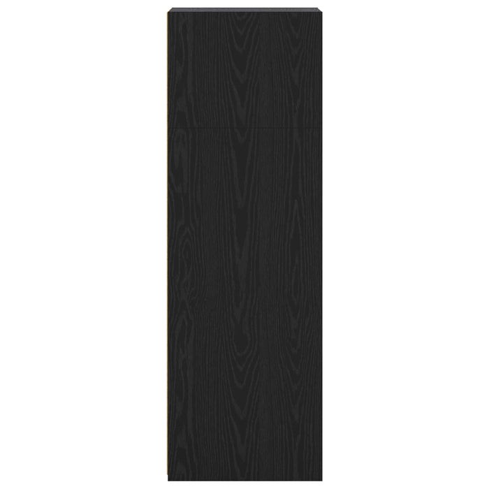 Bufet Stejar Negru 40 x 41 x 124 cm Lemn prelucrat WALTI