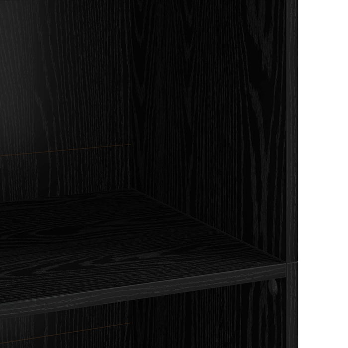 Bufet Stejar Negru 70 x 41 x 124 cm Lemn prelucrat - WALTI WALTI
