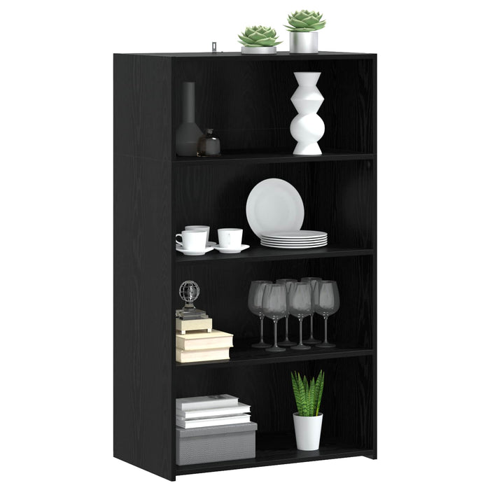 Bufet Stejar Negru 70 x 41 x 124 cm Lemn prelucrat - WALTI WALTI