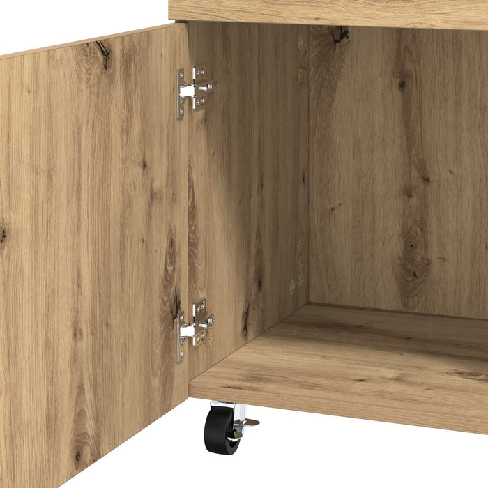 Carucior de Bar Stejar Artizanal 50 x 41 x 89 cm Lemn prelucrat WALTI