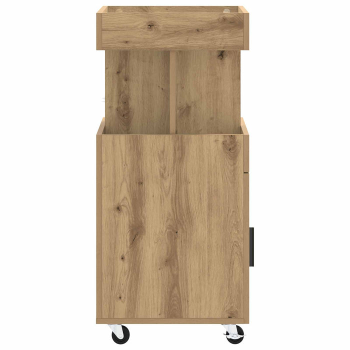 Carucior de Bar Stejar Artizanal 50 x 41 x 89 cm Lemn prelucrat WALTI