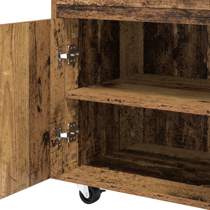 Carucior de Bar Lemn de stejar 60 x 39.5 x 89 cm Lemn prelucrat WALTI
