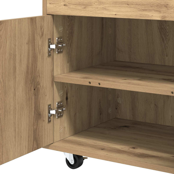 Carucior de Bar Stejar Artizanal 60 x 39.5 x 89 cm WALTI