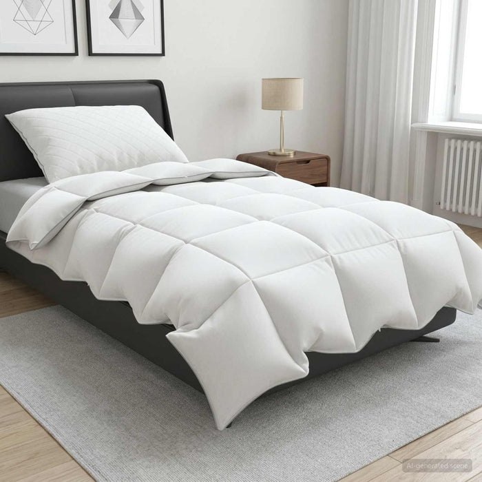 Set de pilote din puf de gâscă 90% FULDA 2 pcs 135 x 200 cm Alb WALTI