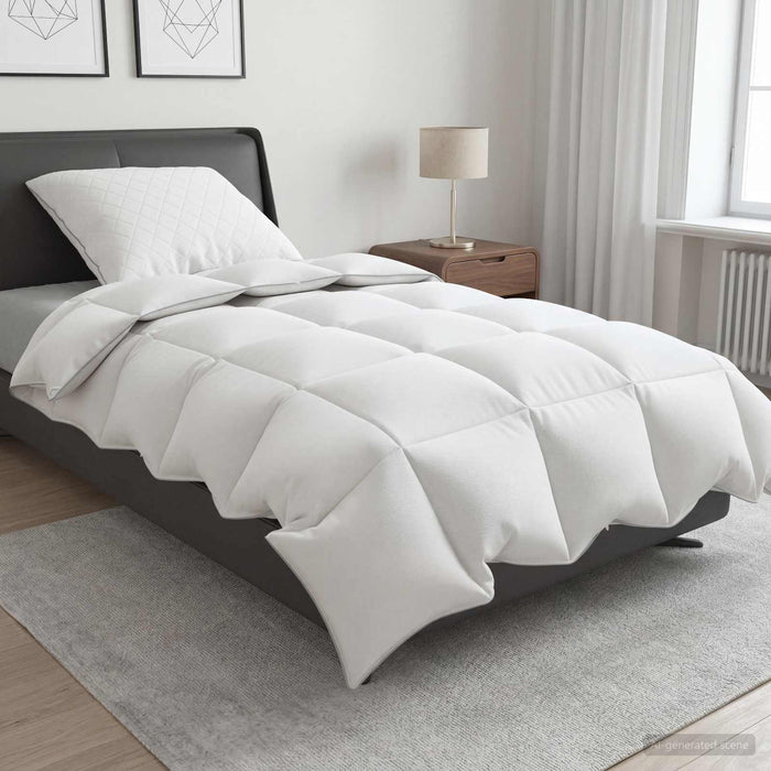 Set de pilote din puf de gâscă 90% FULDA 2 pcs 155 x 200 cm Alb WALTI
