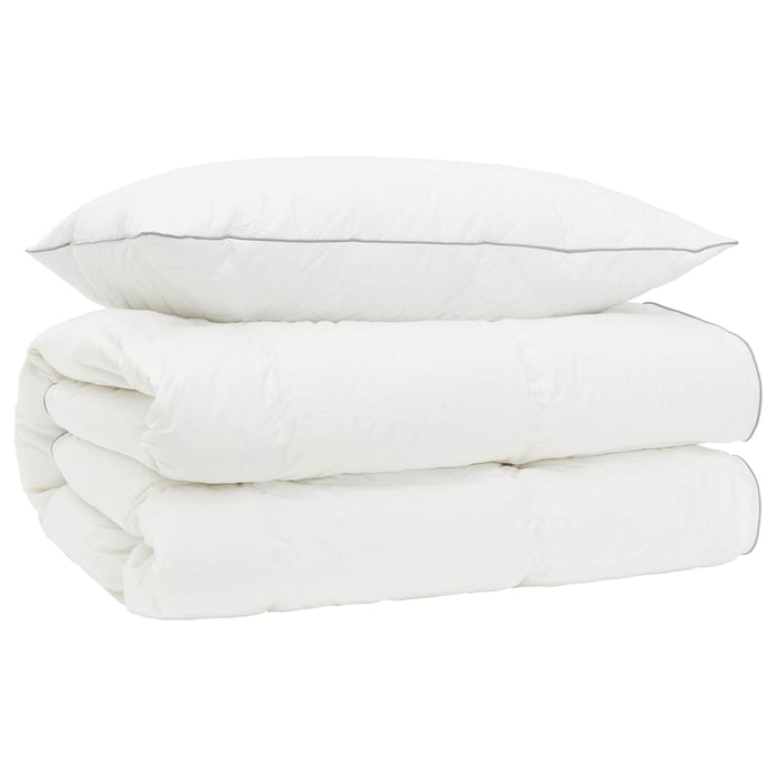 Set de pilote din puf de gâscă 90% FULDA 2 pcs 150 x 200 cm Alb WALTI