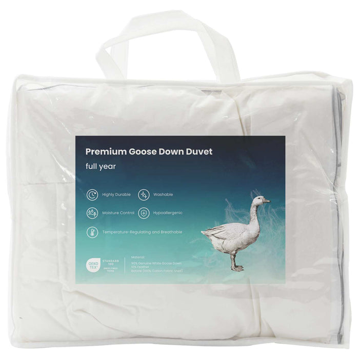 Set de pilote din puf de gâscă 90% FULDA 3 pcs 220 x 260 cm Alb WALTI