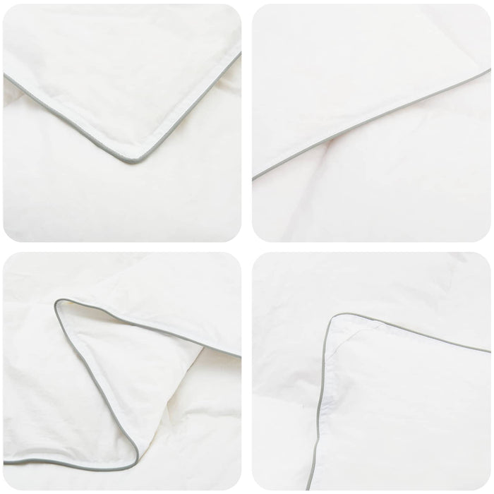 Set de pilote din puf de gâscă 90% FULDA 3 pcs 200 x 220 cm Alb WALTI