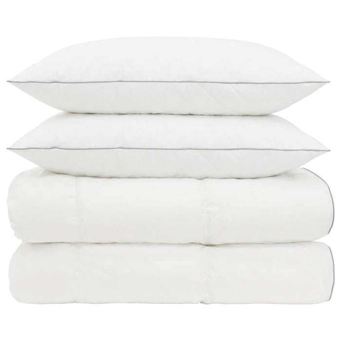 Set de pilote din puf de gâscă 90% FULDA 3 pcs 200 x 200 cm Alb WALTI