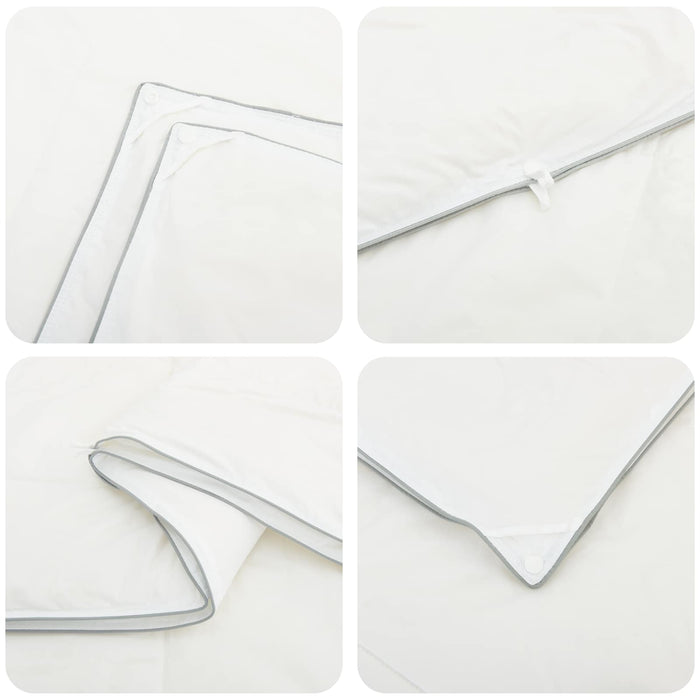Set de pilote din puf de gâscă 90% FULDA 3 pcs 200 x 220 cm Alb WALTI