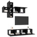 Set comodă TV Pe perete 3 pcs Lemn prelucrat - WALTI WALTI