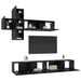 Set comodă TV Pe perete 7 pcs Stejar Negru Lemn prelucrat - WALTI WALTI