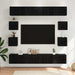 Set comodă TV 8 pcs 100 x 30 x 30 cm Stejar Negru - WALTI WALTI