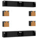 Set comodă TV 8 pcs 100 x 30 x 30 cm Stejar Negru - WALTI WALTI