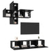 Set comodă TV Pe perete 3 pcs Lemn prelucrat - WALTI WALTI