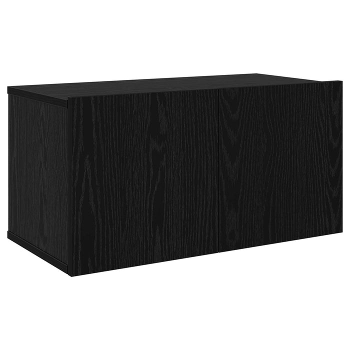 Set comodă TV 6 pcs 60 x 30 x 30 cm Stejar Negru Lemn prelucrat - WALTI WALTI