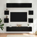 Set comodă TV 10 pcs 180 x 30 x 30 cm Stejar Negru - WALTI WALTI