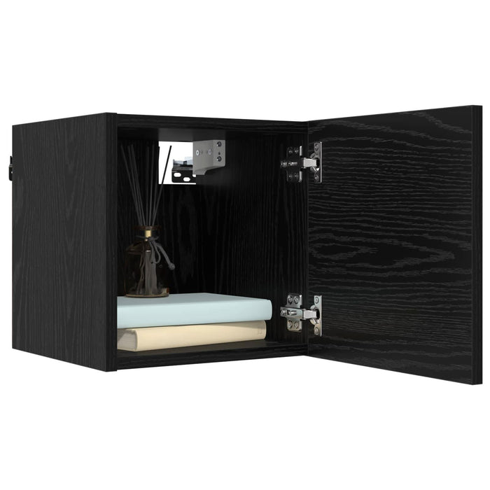 Set comodă TV 10 pcs 180 x 30 x 30 cm Stejar Negru - WALTI WALTI