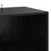 Bufet Stejar Negru 45 x 41 x 185 cm Lemn prelucrat - WALTI WALTI