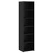 Bufet Stejar Negru 45 x 41 x 185 cm Lemn prelucrat - WALTI WALTI