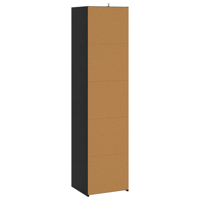 Bufet Stejar Negru 45 x 41 x 185 cm Lemn prelucrat - WALTI WALTI