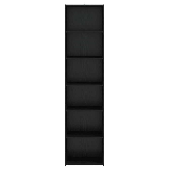 Bufet Stejar Negru 45 x 41 x 185 cm Lemn prelucrat - WALTI WALTI