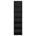 Bufet Stejar Negru 45 x 41 x 185 cm Lemn prelucrat - WALTI WALTI