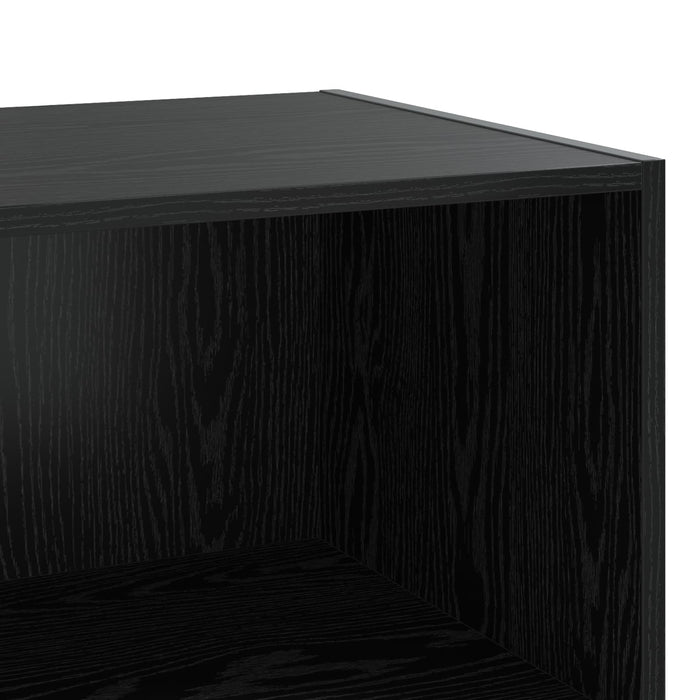 Bufet Stejar Negru 70 x 41 x 185 cm Lemn prelucrat - WALTI WALTI