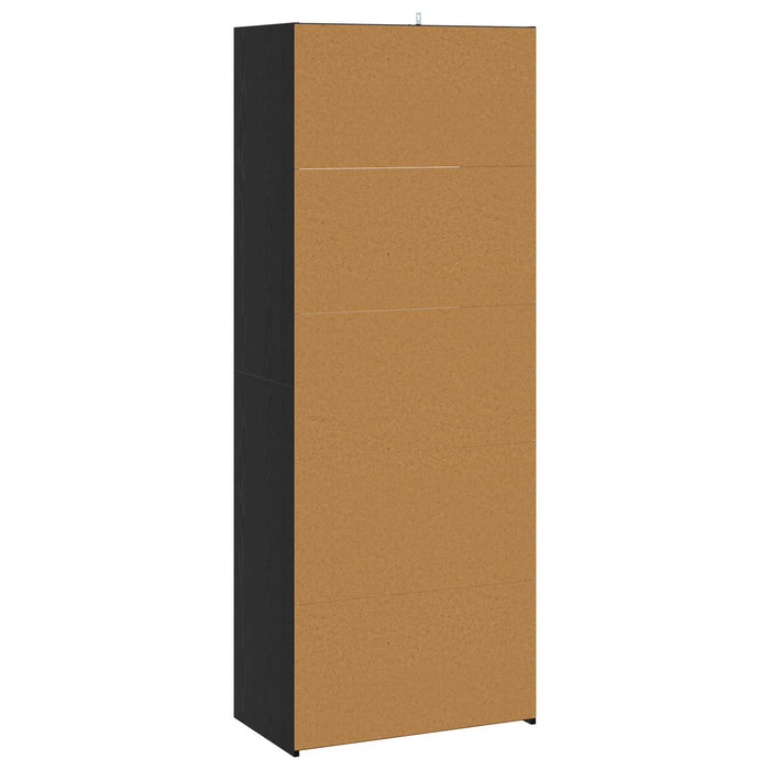 Bufet Stejar Negru 70 x 41 x 185 cm Lemn prelucrat - WALTI WALTI