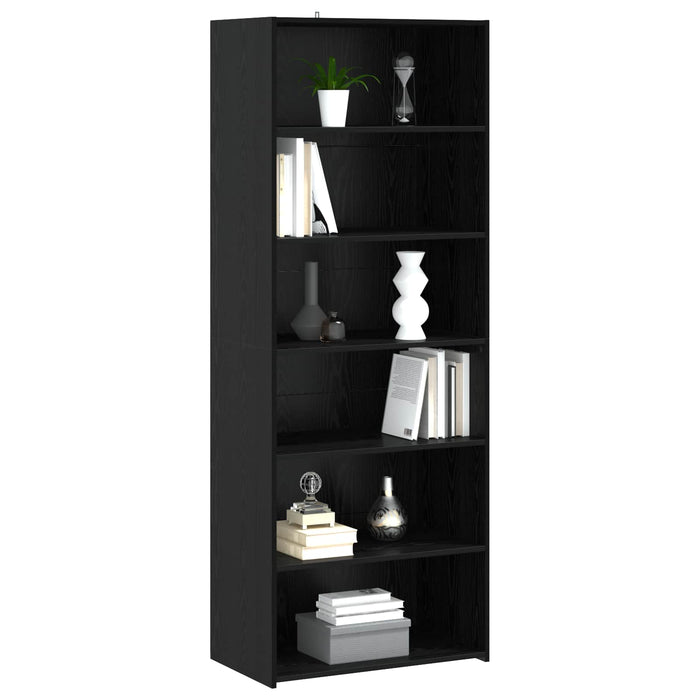 Bufet Stejar Negru 70 x 41 x 185 cm Lemn prelucrat - WALTI WALTI
