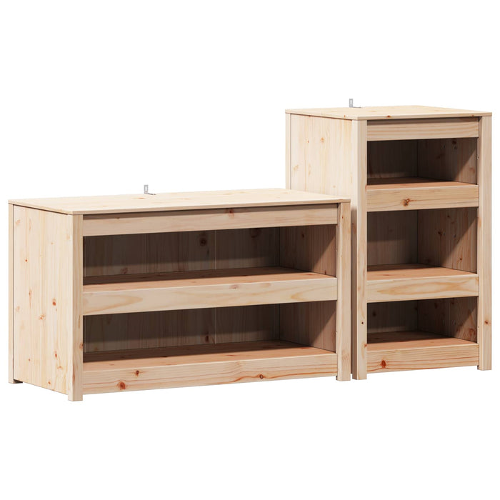 Dulap de bucătărie de exterior MEPPEL 2 buc. Douglas Natural WALTI