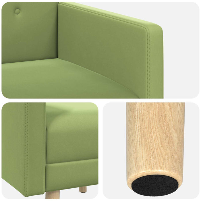 Fotoliu Verde deschis Catifea WALTI