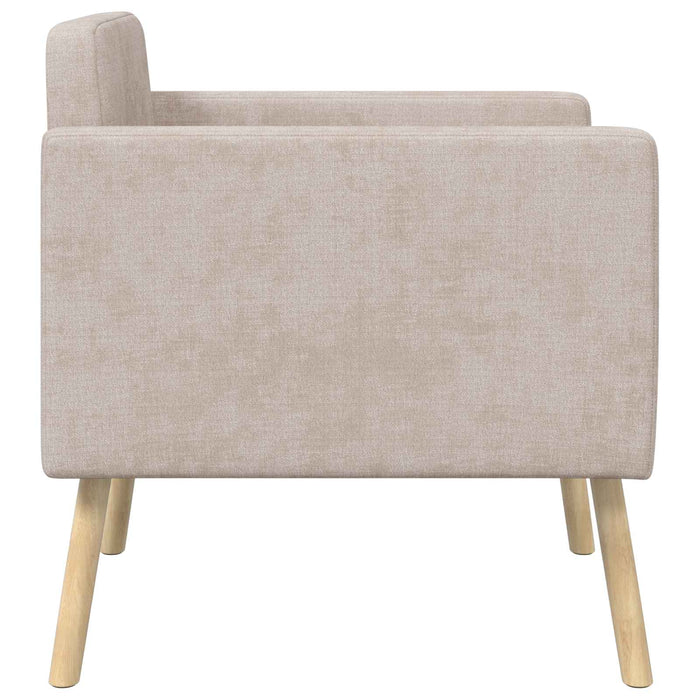Fotoliu decorativ Bej Țesătură Chenille WALTI