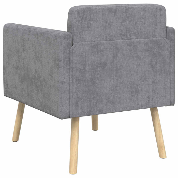 Fotoliu decorativ Gri deschis Țesătură Chenille WALTI