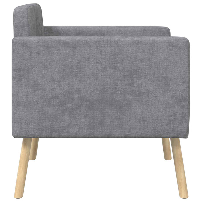 Fotoliu decorativ Gri deschis Țesătură Chenille WALTI