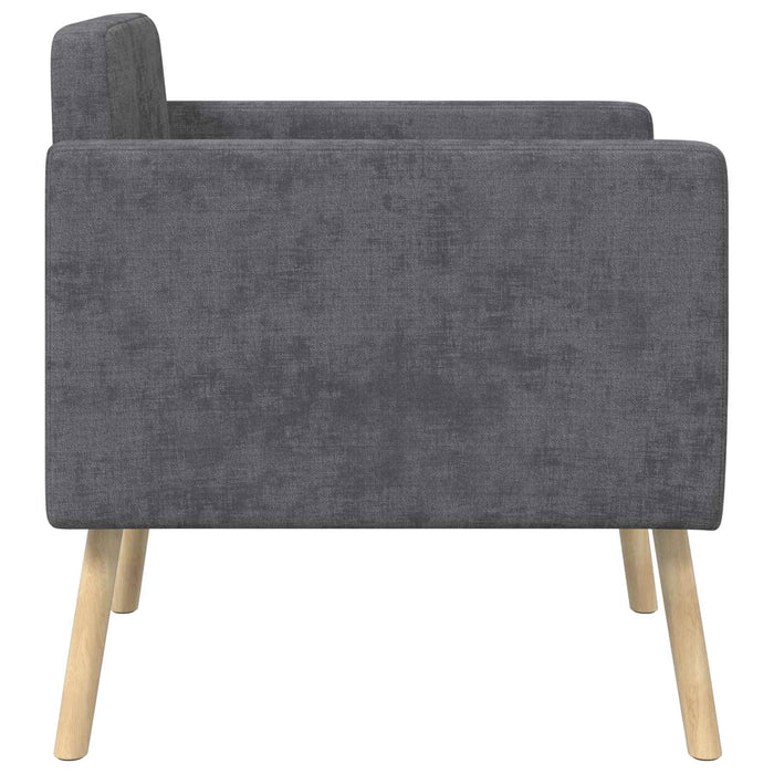Fotoliu decorativ Gri închis Țesătură Chenille WALTI