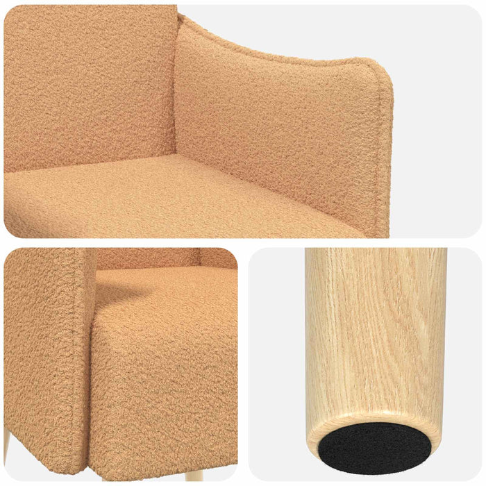 Fotoliu Bej Bouclé WALTI