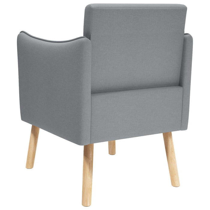 Scaun accent Gri deschis Țesătură WALTI