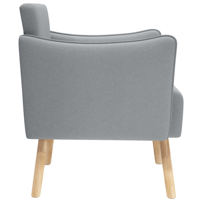 Scaun accent Gri deschis Țesătură WALTI