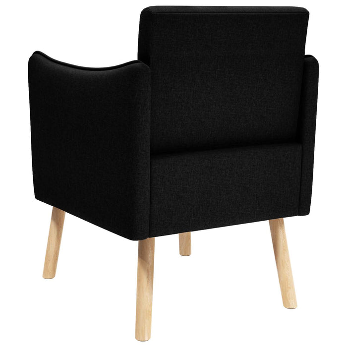Scaun accent Negru Țesătură WALTI