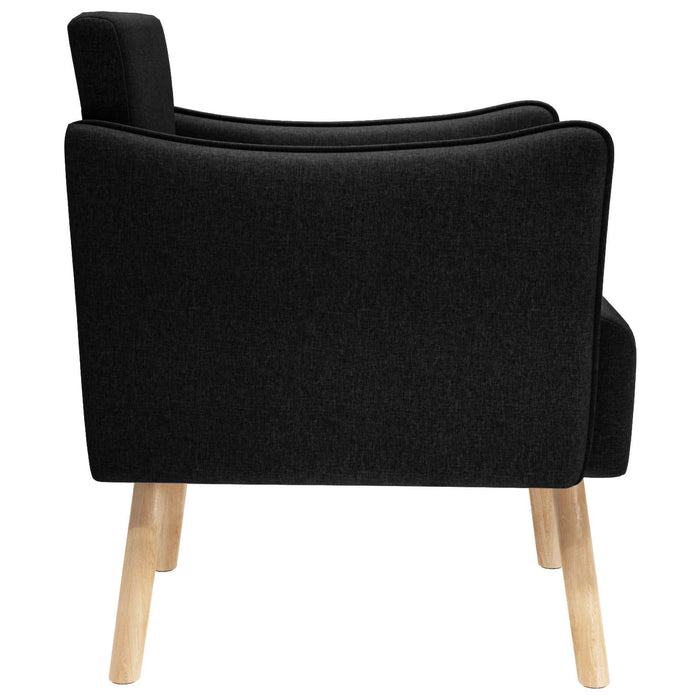 Scaun accent Negru Țesătură WALTI