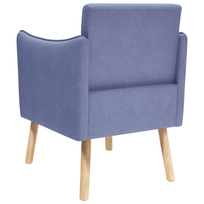 Scaun accent Albastru Jeans Țesătură WALTI