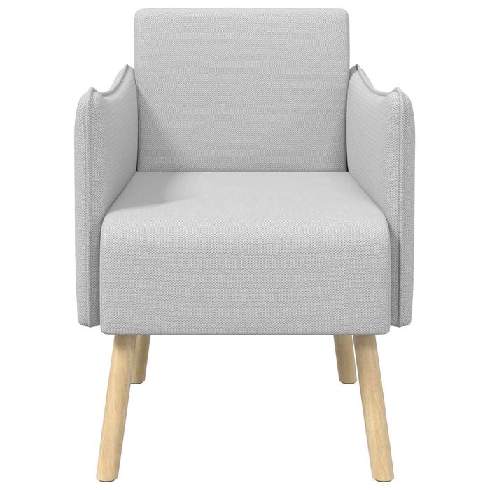 Fotoliu decorativ Gri deschis Catifea texturată WALTI