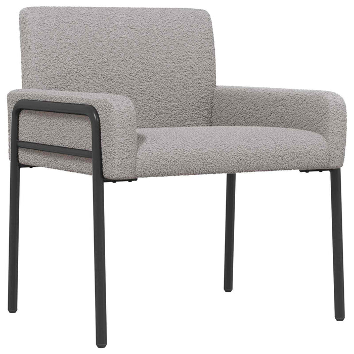 Fotoliu decorativ Gri deschis Bouclé WALTI