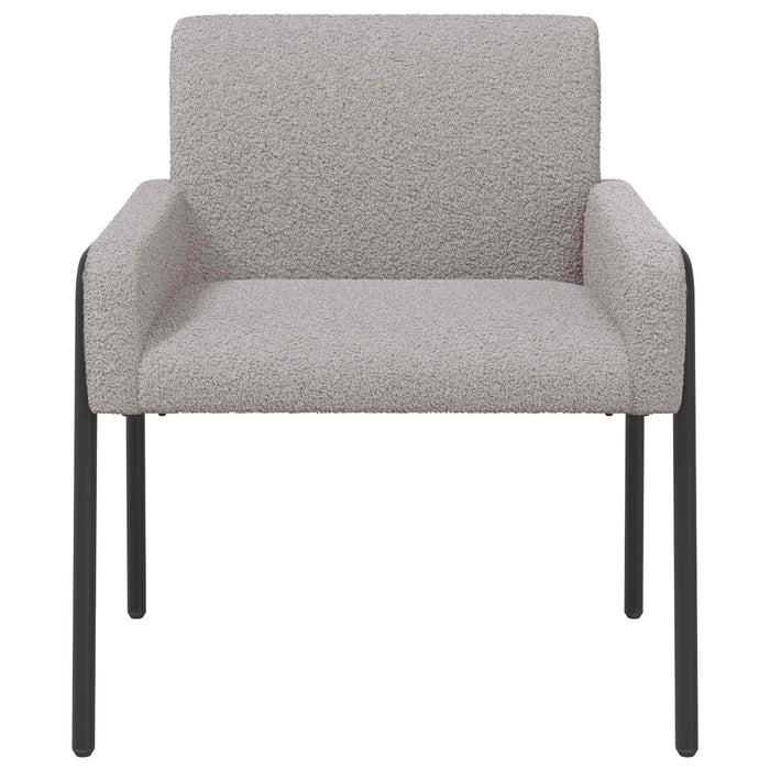Fotoliu decorativ Gri deschis Bouclé WALTI