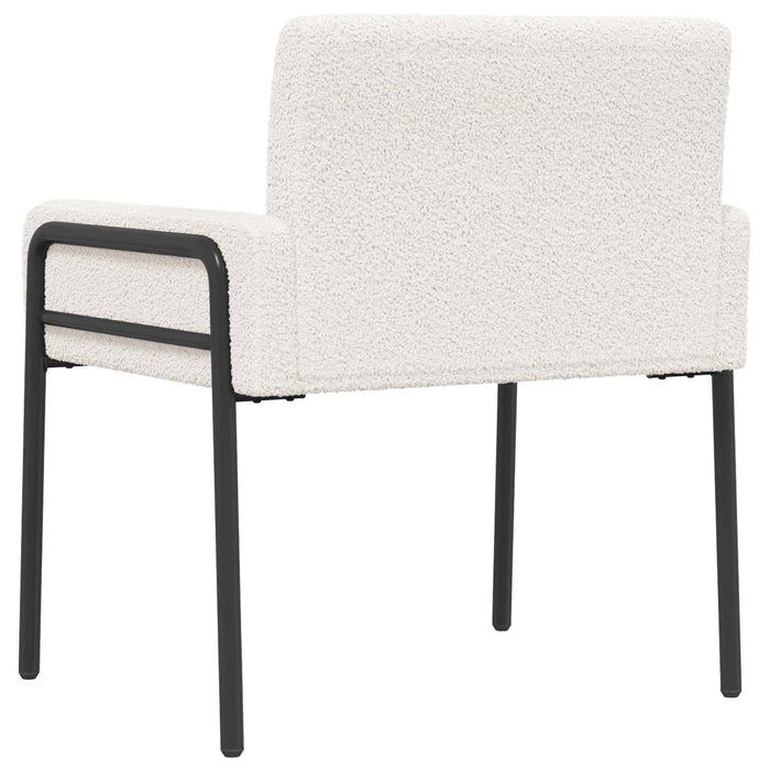 Fotoliu decorativ Crem Bouclé WALTI